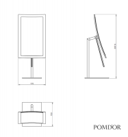 MEDIDAS ESPEJO AUMENTO x3 POM D'OR